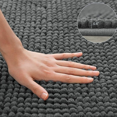 Alfombra Shaggy Soft Baño Living Costado De Cama 40x60
