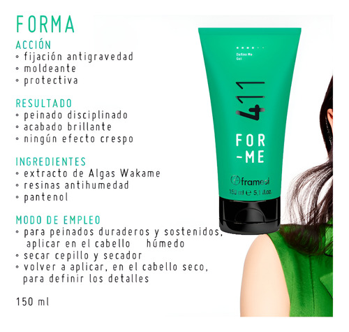Framesi 411 Define Me Gel 150ml
