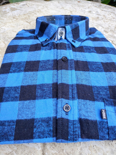 Camisa Leñadora Hombre Abrigada Cuadros