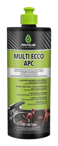 Multilimpador Automotivo Multi Ecco Apc 1,5l Protelim