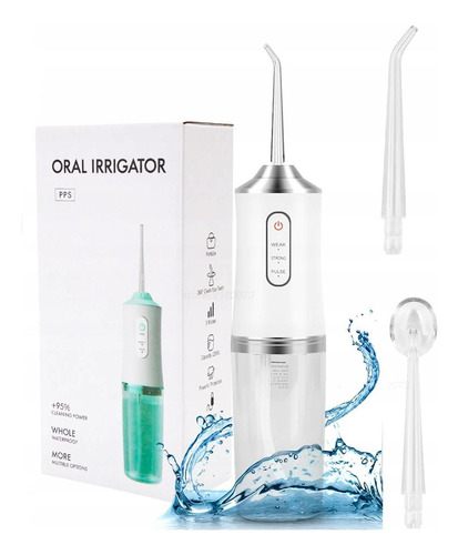 Irrigador Oral Jato Dagua Limpeza Profunda 4 Bicos Usb