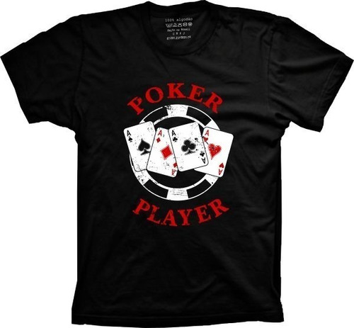 Camiseta Plus Size Divertida - Poker Player