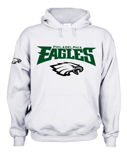 Sudadera Capucha Eagles Aguilas De Philadelphia Nfl Mod. 01