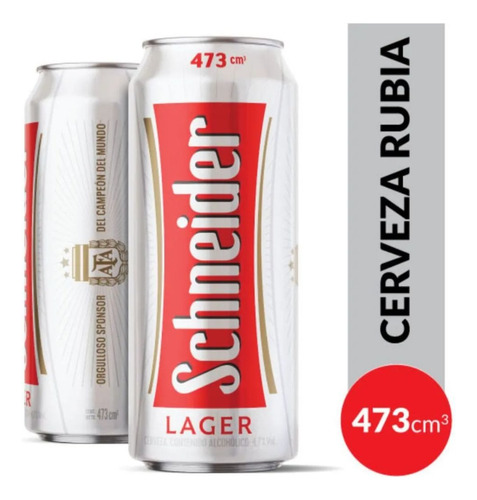 Cerveza Schneider Argentina Campeones De - mL a $40