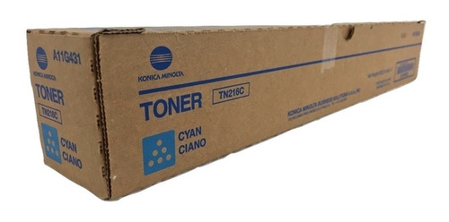 Toner Ciano Original Tn216 C P/ Bizhub C280 / C220 A11g431