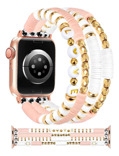 Pulsera De Cuentas Compatible Con Apple Watch De 1.575 Pulga