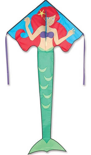 Kite   gran Easy Flyer   arianna Mermaid (46 X 90 ) Con