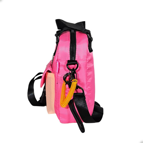 Bolsa Rosa Infantil Menina Tiracolo Bag Luluca Desenho Do Tecido Lisa
