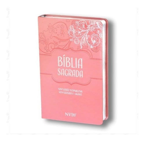 Bíblia Sagrada Nvi - Letra Gigante - Nova Ortografia - Rosa 