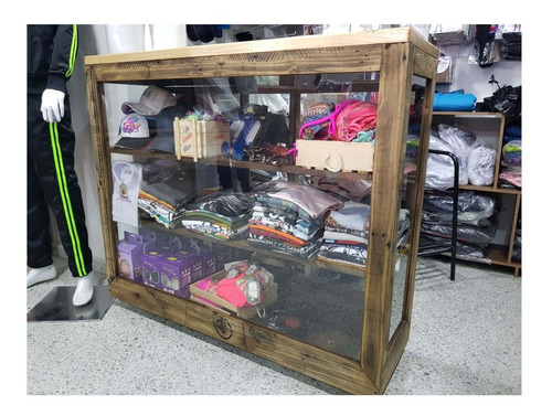 Imagen 2 de 10 de Vitrinas Madera Vintage Exclusivas Prácticamente Nuevas