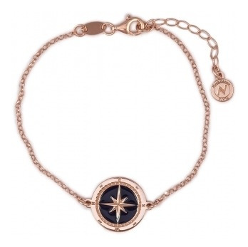 Pulsera Rosa Vientos Grande Rose Gold