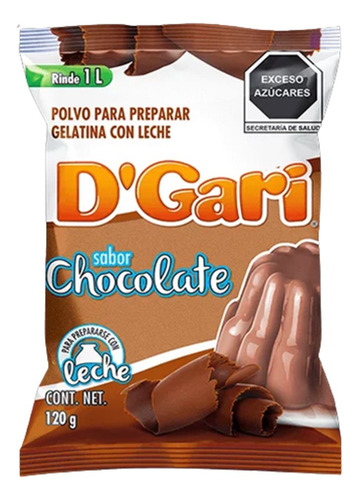 Dgari® 3 Gelatinas De Leche Sabor Chocolate Rinde 1 Litrowow