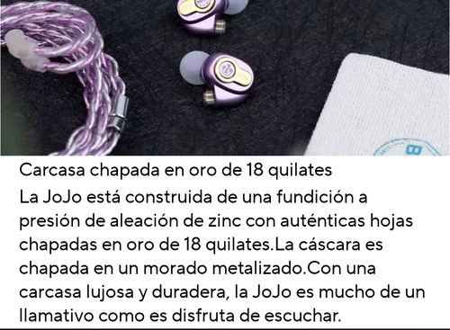 Audífonos Monitores Blon X Z Reviews Jojo Sin Micrófono Violeta