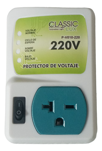 Protector Voltaje 220v Enchufe 20a A/a Y Refrig Classic Lux