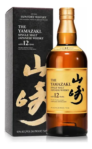 Whisky The Yamazaki 12 Anos 700ml Single Malt Japonês