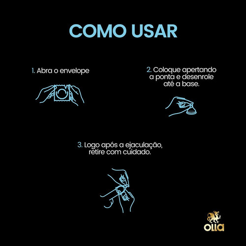 Imagem 3 de 5 de Kit 10x3 Preservativos Olla Sensitive 30 Camisinhas