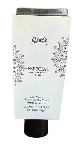 Creme De Barbear Especial Man -60g -flora Pura