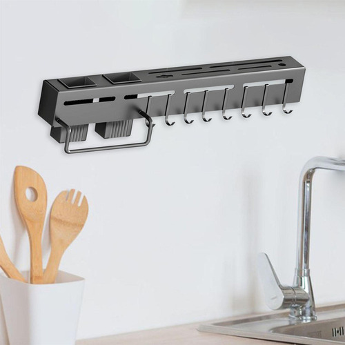 Estante Para Colgar Ollas Y Sartenes De Cocina Con 8 Ganchos