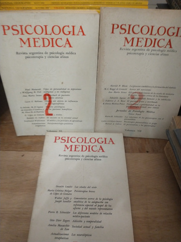 Psicología Médica - Lote De 3 Revistas
