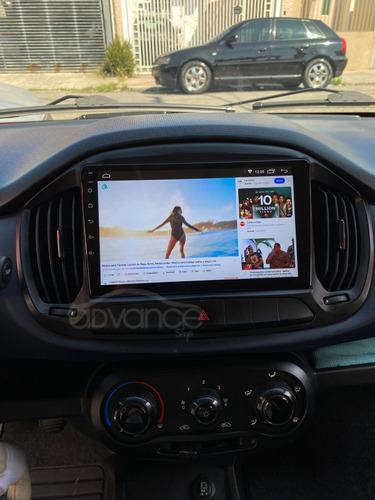 Central Multimidia 9' Fiat Uno Com Android + Carplay