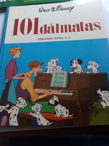 Libro Antiguo 1971 Walt Disney 101 Dálmatas
