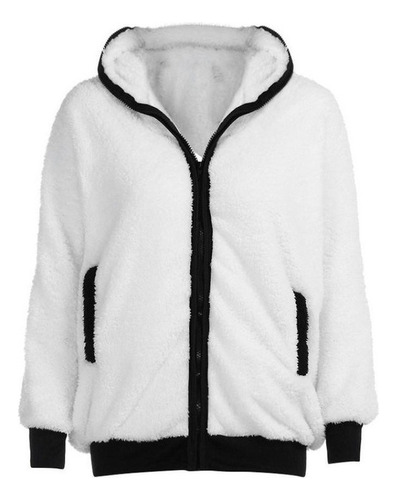 Cute Bear Ear Panda Warm Winter Hoodie Coat Mujer