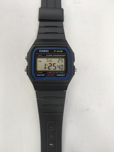Reloj Casio Unisex F91w 100% Original 