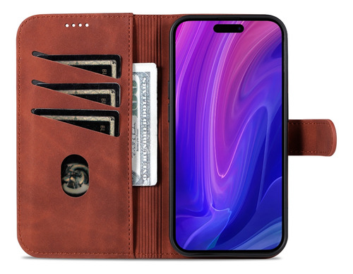 Funda Tipo Cartera Para Oppo A5 2020 4g/a5 Pro 5g Tarjetero, Cierre Magnético, Funda De Piel, Protectora