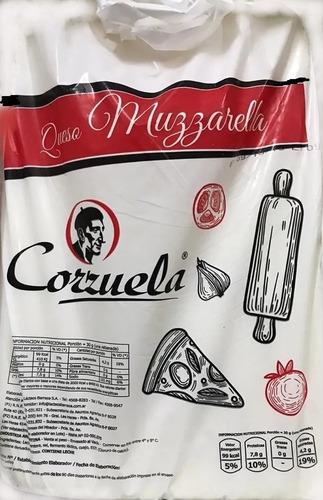 Muzzarella Corzuela Plancha De 10 Kilos