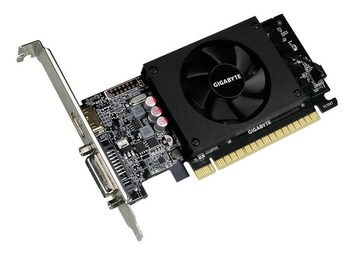 Imagen 2 de 4 de Tarjeta De Video Gigabyte 1 Gb Gt710 Ddr5 Rev. 2.0 Tecnowow