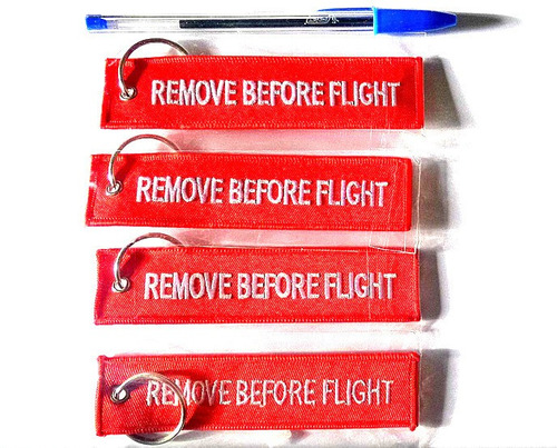 Llaveros Remove Before Flight X 4 Unidades