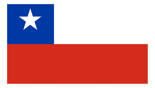 Bandera De Chile 60 Cm X 90cm Calidad A1