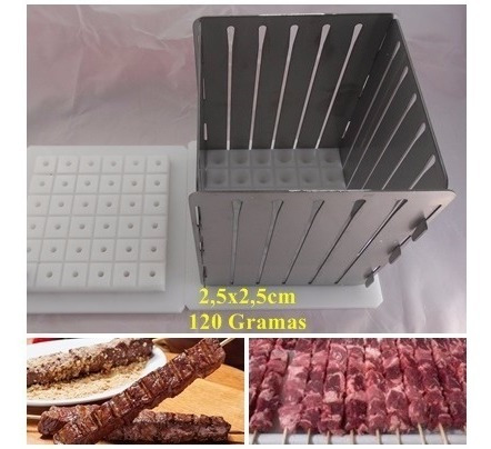 Formadora Profissional 36 Espeto Inox Faca Furador Gratis