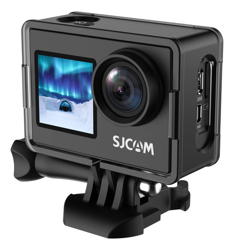 Cámara Deportiva 4k 30fps 16mp Sjcam Sj4000 Pantalla Doble