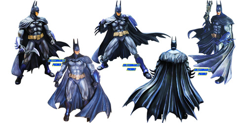 Play Arts Kai Arkham Asylum Batman Dc Comics 2012 Color