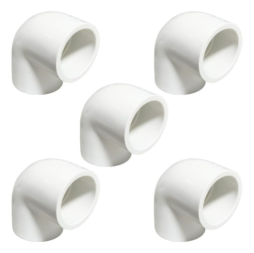 Adaptador De Codo Pvc Blanco De 1 Pulgada 90 Grados