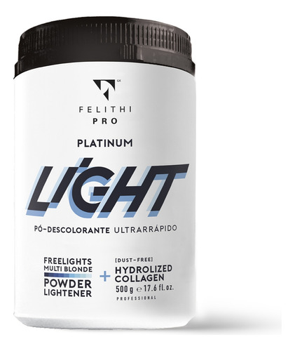  Platinum Light - Pó-descolorante Ultra Rápido Tom Po Descolorante