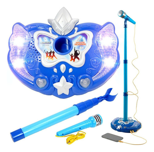 Kidplokio Máquina De Karaoke De Música Para Niños, Luces.