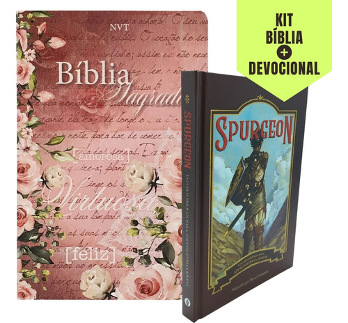 Kit Bíblia Sagrada Feminina + Spurgeon Devocional Teen