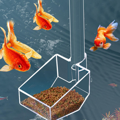 Cuenco Para Comedero De Peces, Tubo De Alimentación 40,5 Cm