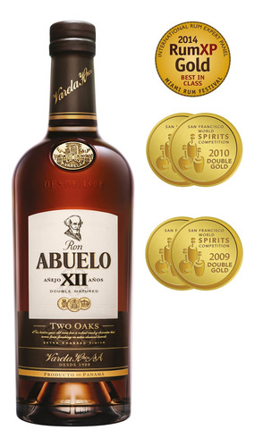 Ron Abuelo Xii Two Oaks Goldbottle