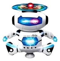 Comprar Robot A Pila Que Baila Bailarin Con Luz Y Sonido Color Blanco
