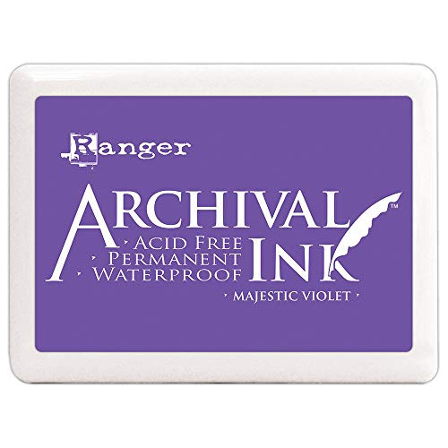 Almohadilla De Tinta Jumbo Archival #3 Color Violeta Ma...