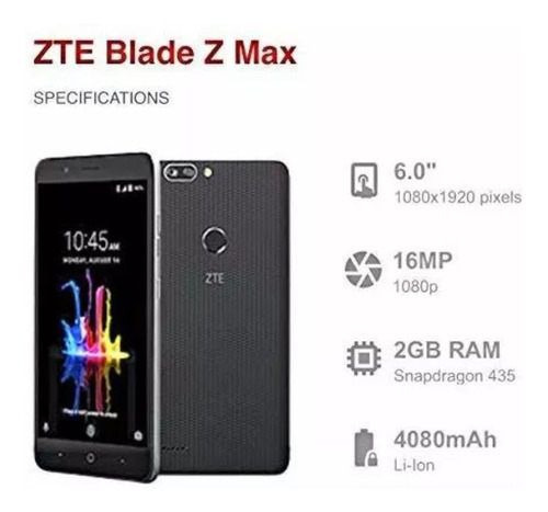 Celular Zte Blade Z Max