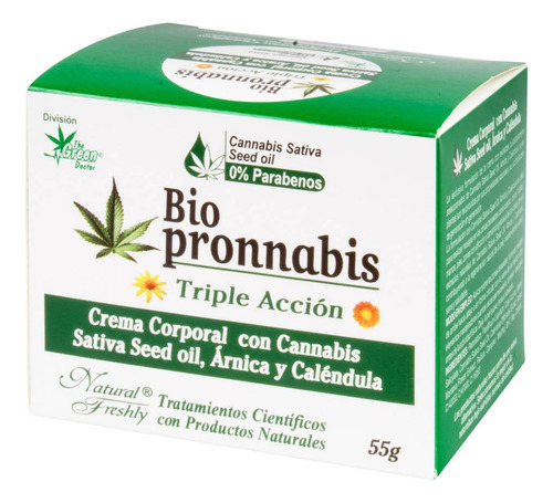 Crema Bio Pronnabis Triple Acción 55 Gr