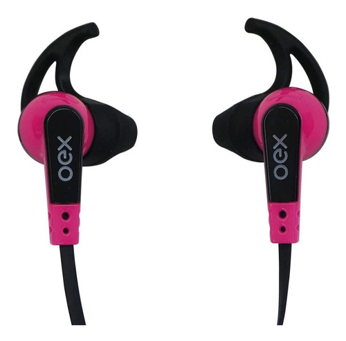 Fone De Ouvido Intra Auricular Esportivo Oex Fn206 Rosa