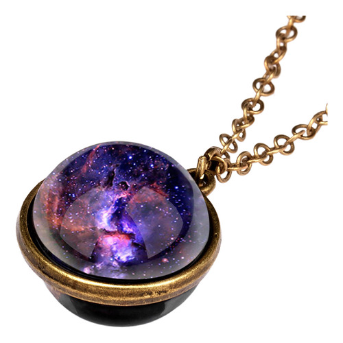 Collar Con Colgante Retro Universe Sky, Divertido Y Hermoso