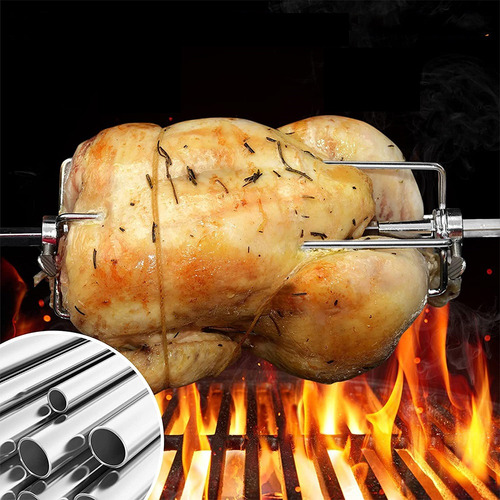 S 2x Tenedor Para Barbacoa Y Rosticero De Pollos A Carbón