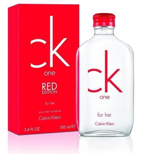 Perfume Ck One Red 100ml Calvin Klein Mujer-100% Original