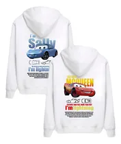 Comprar Paquete 2 Sudaderas Hoodies Rayo Mcqueen Y Sally Cars Pareja